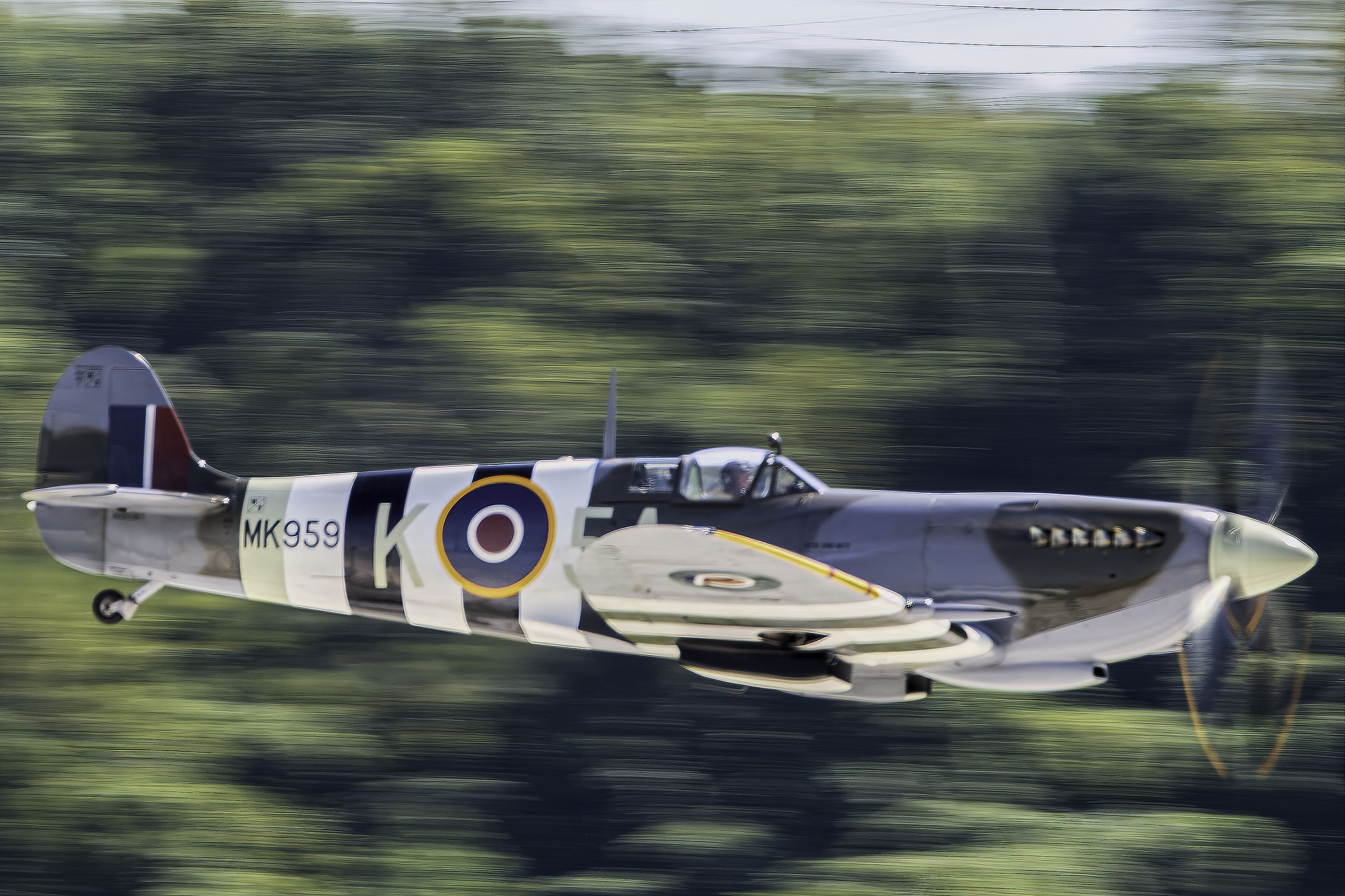 — — - Supermarine Spitfire. Photo taken on Sep 7, 2019, at the Spirit of St Louis Air Show held at the Spirit of St Louis Airport (KSUS)in Chesterfield, MO.