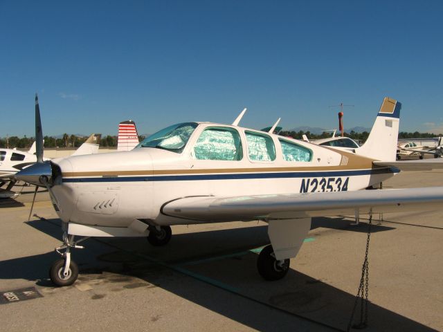 Beechcraft Bonanza (33) (N23534) - Parked at Fullerton