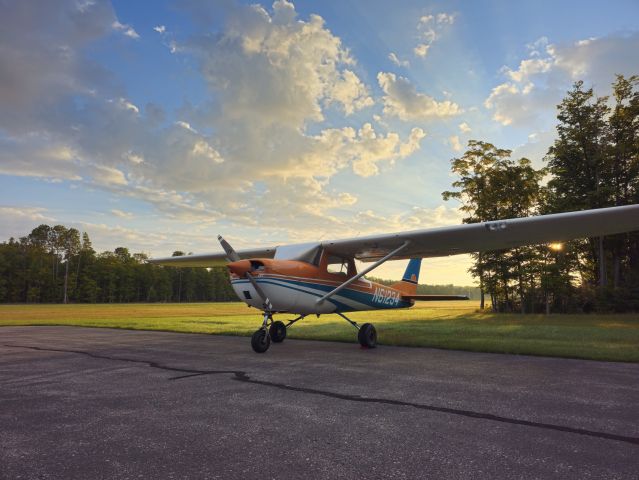 Cessna Commuter (N61234) - Post Labor Day fly-in camping on Bois Blanc Island in Lake Huron. 