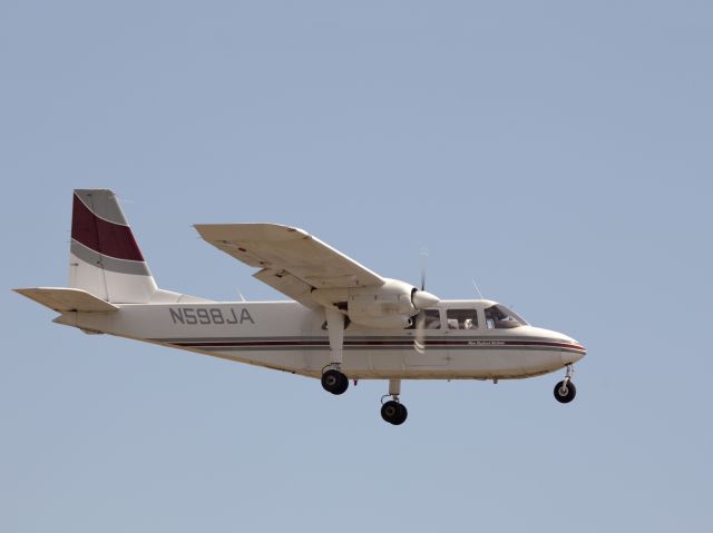 ROMAERO Islander (N598JA) - STOL aircraft for short runways.