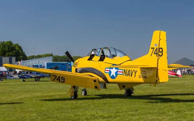 North American Trojan (F-AZHR) - LENS Air-show 2014, Lens-Bénifontaine Airfield (LFQL)