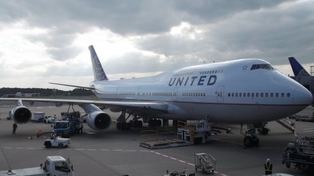 Boeing 747-400 — - B747 while waiting at Narita Japan 2016