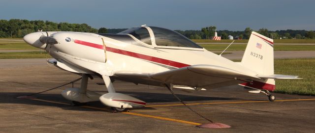 Piper Cherokee (N33TB) - Classic Thorp T-18 visit in May of 2016...