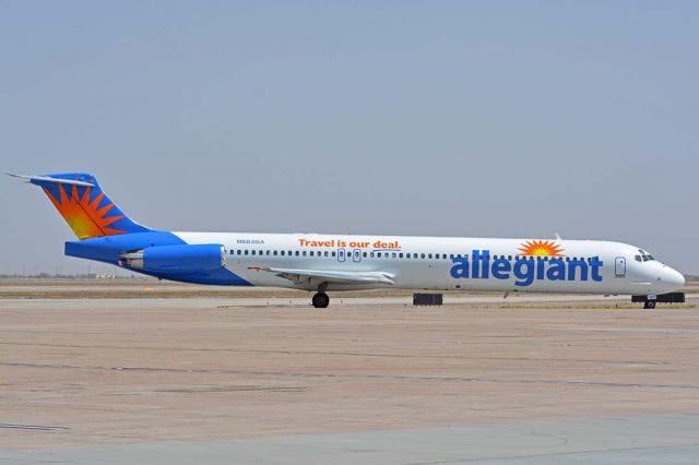 McDonnell Douglas MD-83 (N883GA) - Allegiant McDonnell Douglas MD-83 N883GA at Phoenix-Mesa Gateway Airport on April 15, 2016.