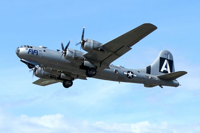 Boeing B-29 Superfortress (NX529B) - Commemorative Air Force B-29 Superfortress FIFI takes to the sky in Nashua