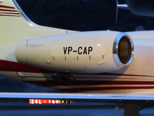 Gulfstream Aerospace Gulfstream IV (VP-CAP) - I take a picture on Apr 8, 2017.