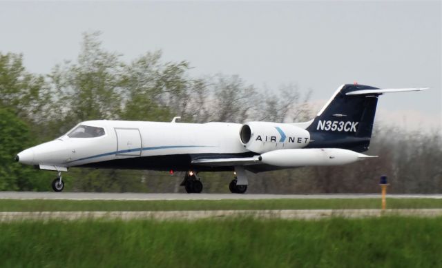 Learjet 35 (N353CK) - LJ35 landing at BUF