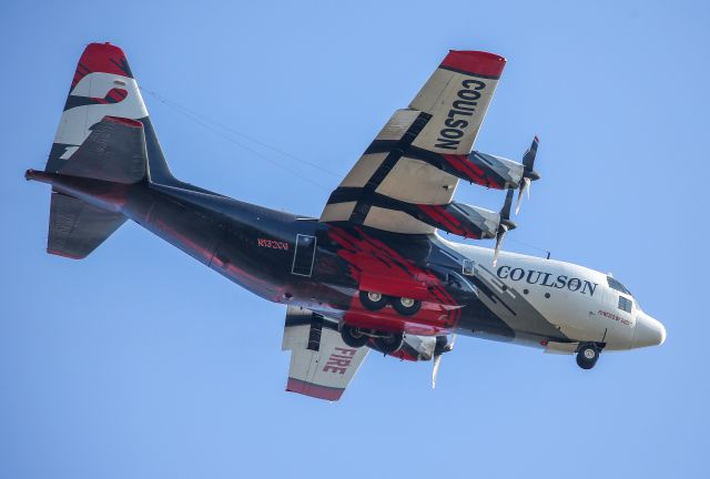 Lockheed C-130 Hercules (N132CG) - Fighting Mosquito fire near Foresthill