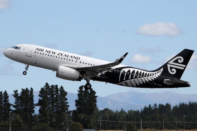 Airbus A320 (ZK-OXE) - on 28 February 2019