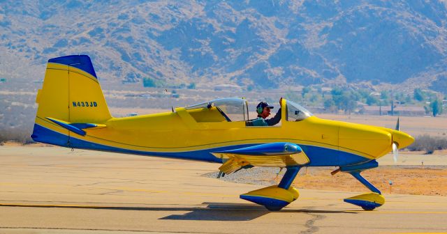 Vans RV-9 (N433JD) - N433JD 2005 Paynter James R RV-9A s/n 90321 - 2019 18th Annual Apple Valley Airshow and Car Displaybr /br / Apple Valley Airport (APV) (KAPV)br /California, USAbr /Photo: TdelCorobr /October 12, 2019