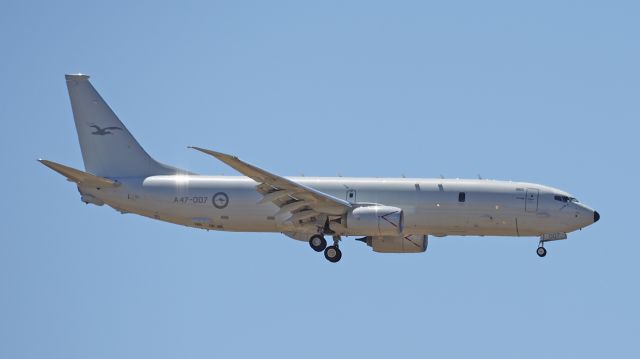 Boeing P-8 Poseidon (A47007) - Boeing P-8A RAAF serial A47-007. RAAF base Pearce 100219