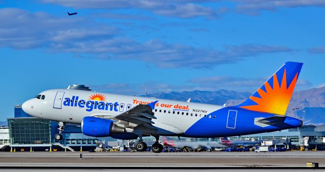 Airbus A319 (N327NV) - N327NV Allegiant Air 2005 Airbus A319-111 - cn 2556 - Ex - RP-C3189 Cebu Pacific Air br /br /Las Vegas - McCarran International Airport (LAS / KLAS)br /USA - Nevada December 2, 2016br /Photo: Tomás Del Coro