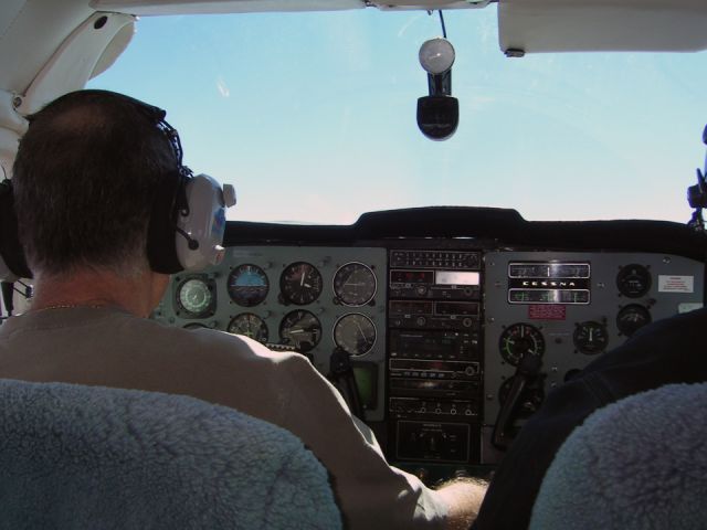 Cessna Centurion (ZS-AVB) - Guenter Schmitz in his C210.