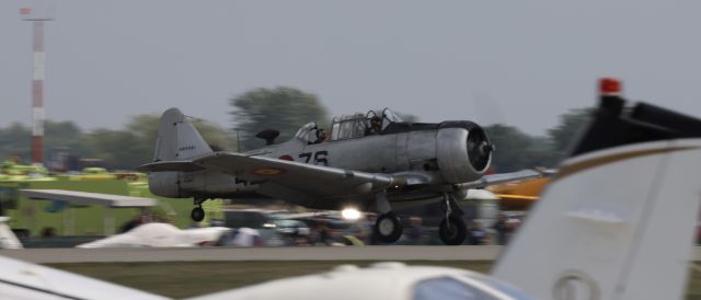 North American T-6 Texan (N49961) - A photo I took on July 23rd. Thoughts and prayers go out to the pilot, passenger, and respective families.