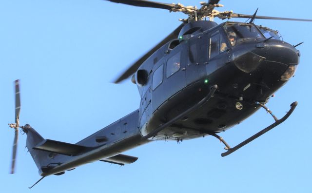 Bell 412 (14-6484) - Bell CH-146 “Griffon” Utility Tactical Transport Helicopter 146484 of Royal Canadian Air Force 427 "Lions" Special Operations Aviation Squadron from CFB Petawawa at YOW on 18 May 22. “Low, dark, and fast.”br /br /In 1943, Metro-Goldwyn-Mayer (MGM) adopted 427 Squadron – then a heavy bomber squadron – and permitted the names of their stars (including Joan Crawford, Greer Garson, Heddy Lamar, and Lana Turner) to be displayed on 427 Sqn aircraft. MGM presented a handsome bronze lion statue to the squadron (now on a Squadron Memorial in Cobden, Ontario) and provided all 427 Squadron members with a special coin that served as a lifetime pass to its theatres.