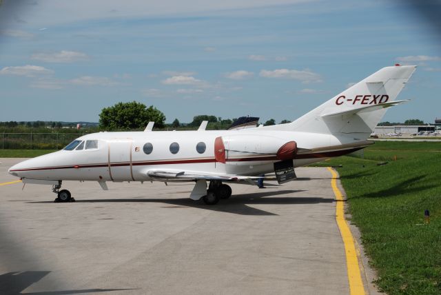 C-FEXD — - Flight Exec Falcon 10 C-FEXD which flies as FEX10.  Buttonville Airport (Toronto) July 4/08.