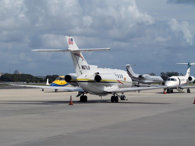 Hawker 800 (N676JB) - Sunny Florida. The Hawker Jet is a great, reliable  business aircraft with a stand up cabin.