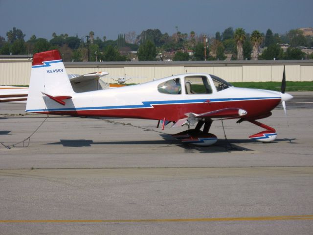 Vans RV-10 (N545RV) - Parked at Fullerton