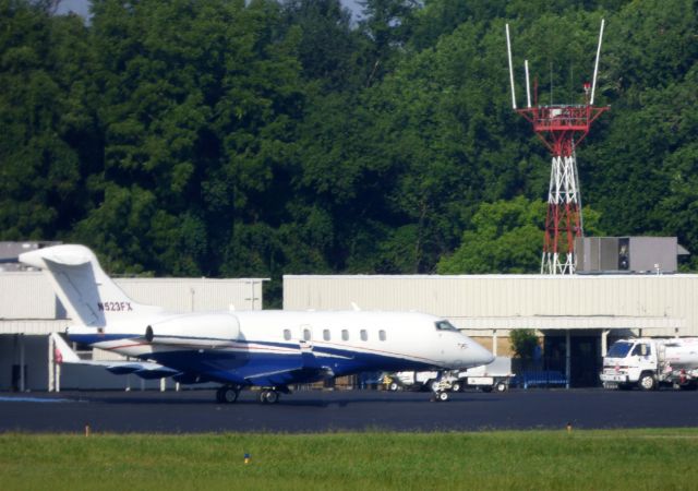 Bombardier Challenger 300 (N523FX) - Shown here catching some Tarmac time is a Challenger 300 in the Summer of 2018.