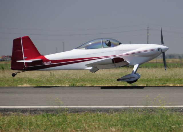 N890BL — - RV4 landing RWY Three-Zero, Merced Regional Airport