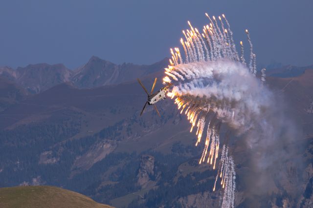 TUSAS Cougar (T340) - Swiss Air Forcebr /Eurocopter AS532UL Cougar T-340 at Axalp