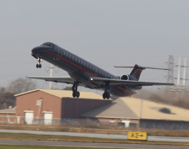 Embraer ERJ-145 (N3DE) - Takeoff on Runway 12 at Gary Regional Airport.