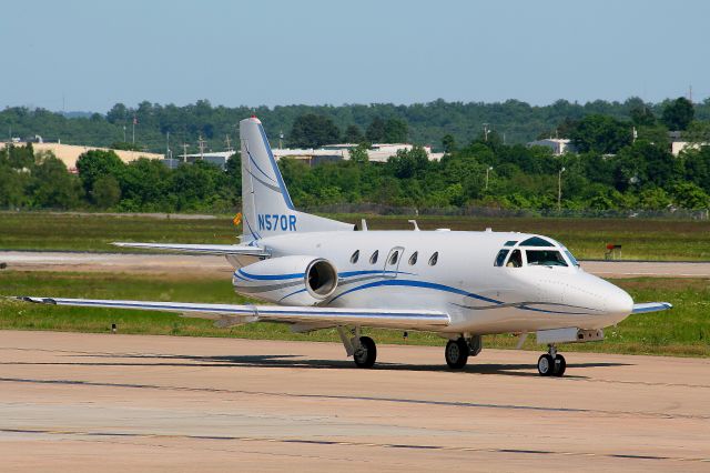 North American Sabreliner (N570R) - No doubt this is one of the best looking Sabreliners out there.