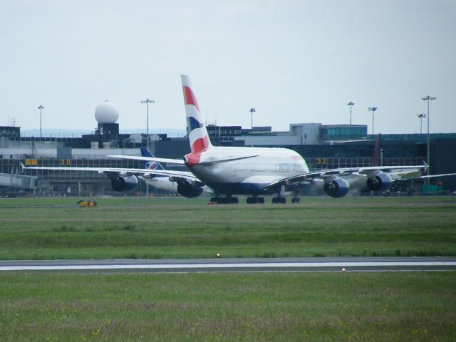 Airbus A380-800 (G-XLEC) - G XLEC BAW 380 EINN 19/06/14 AS BAW 282