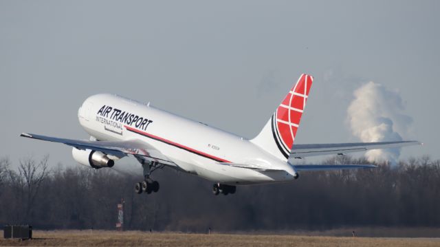 BOEING 767-200 (N255CM) - ati new livery departing cvg today