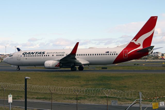 Boeing 737-800 (VH-XZO) - on 11 August 2019