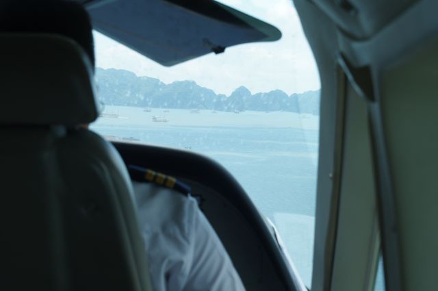 VN-B466 — - Preparing to land on Halong Bay.