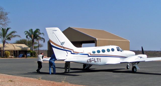 Cessna Chancellor (ZS-LTY) - Aerologistics charter flight to the Venetia Diamond Mine, South Africa