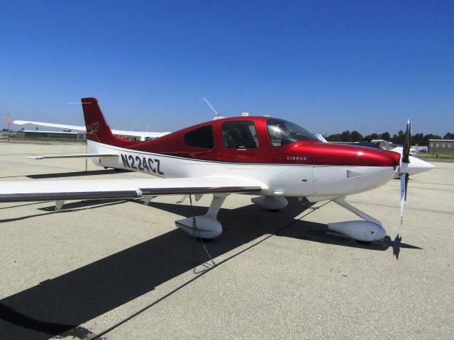 Cirrus SR-22 (N224CZ) - On the ramp