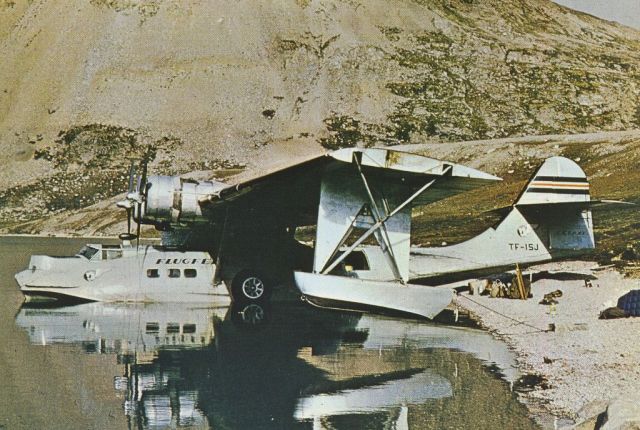 Canadair CL-1 Catalina (TF-ISJ) - scanned from postcard