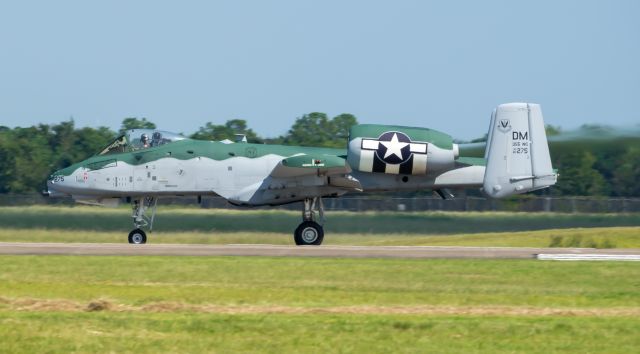 Fairchild-Republic Thunderbolt 2 (N80275) - Air Force A-10 Demo Team prepares to takeoff for participation in Wings Over Houston 2020