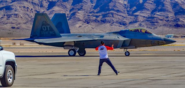 Lockheed F-22 Raptor (04069) - AF 04069 F-22 Raptor United States Air Force Warfare Center (USAFWC) - Aviation Nation 2022br /Nellis AFB (LSV / KLSV)br /USA - Nevada, November 5, 2022br /Photo: TDelCoro