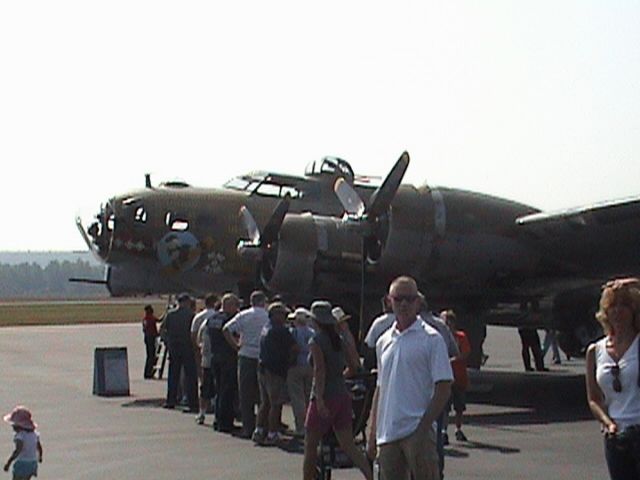 Boeing B-17 Flying Fortress (N93012) - Collings Foundations B-17 Nine O Nine on display at Orange.