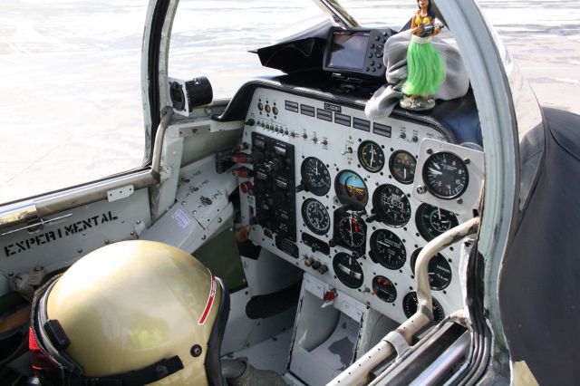North American F-86 Sabre (C-GSBR) - F-86 Sabre Cockpit during visit to Fredericton