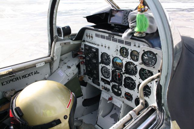 North American F-86 Sabre (C-GSBR) - F-86 Sabre Cockpit during visit to Fredericton