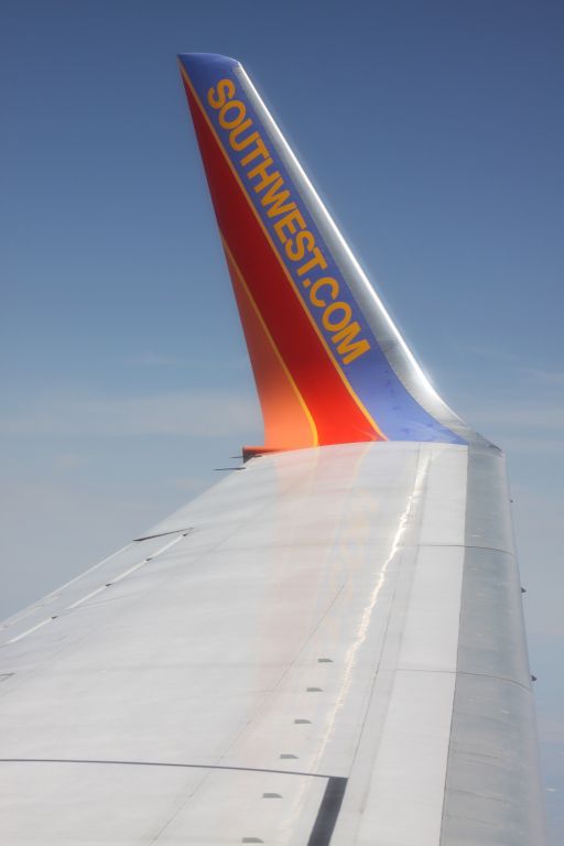 Boeing 737-700 (N200WN) - At 38000 enroute from SAN-MDW, 06-12-2011