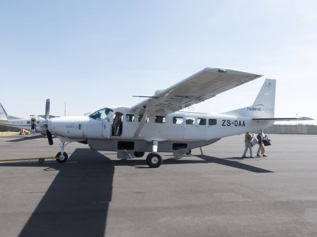 Cessna Caravan (ZS-DAA) - At Johannesburg South Africa. 27 MAY 2017.
