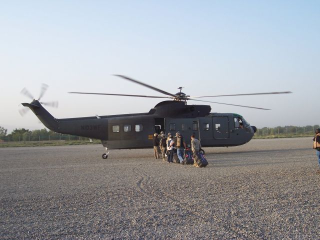 Sikorsky Sea King (N103WF) - 8-25-2009 FOB Salerno, Afghanistan.