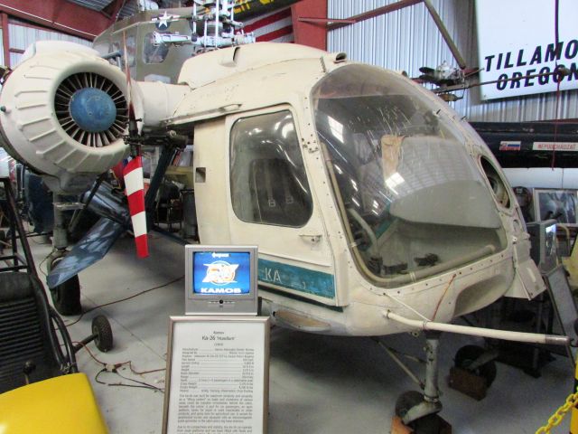 Experimental 100kts (N4106H) - 1976 Kamov KA-26 on display at Classic Rotors Museum, Ramona CA