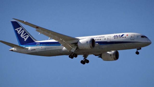 Boeing 787-8 (JA828A) - JA828A Boeing 787-8 Dreamliner,All Nippon Airways 2x RR Trent 1000br /2015-03-05 NH172 Tokyo (NRT)-->San Jose (SJC) 17:57-->Landed 09:47