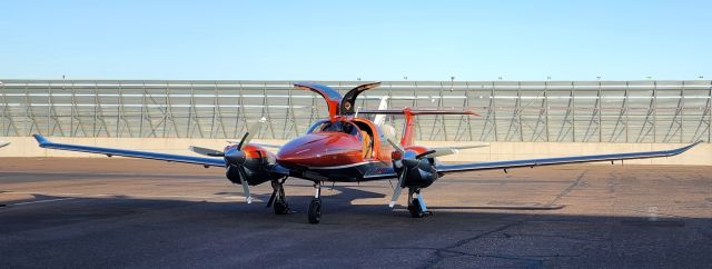 Diamond DA-62 (N224UT) - Preflight complete at Cutter Aviation at PHX.
