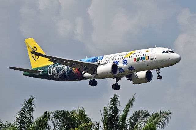 Airbus A320 (V8-RBD) - Abode of Peace special livery