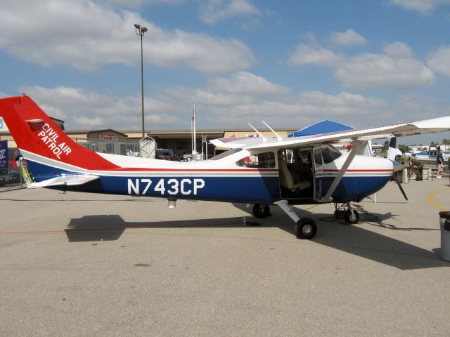 Cessna Skyhawk (N743CP) - On display at Fullerton Airport Day