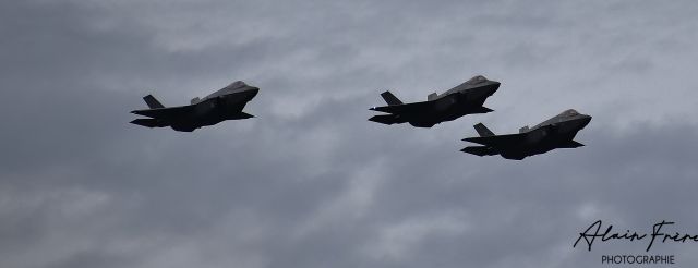 Lockheed F-35C — - Survol de la base de Florennes par des F35 Hollandais