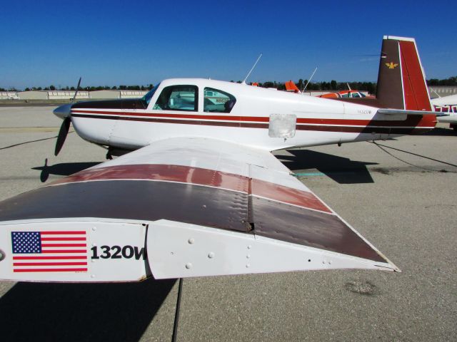 Mooney M-20 (N1320W) - Parked at Fullerton