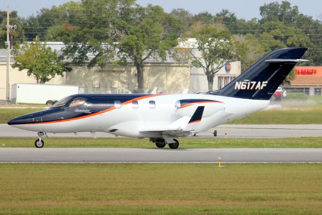 Honda HondaJet (N617AF) - Cutter Aviation HondaJet departing rwy 25 on 18-Oct-22 heading for KJWN as CTF417.